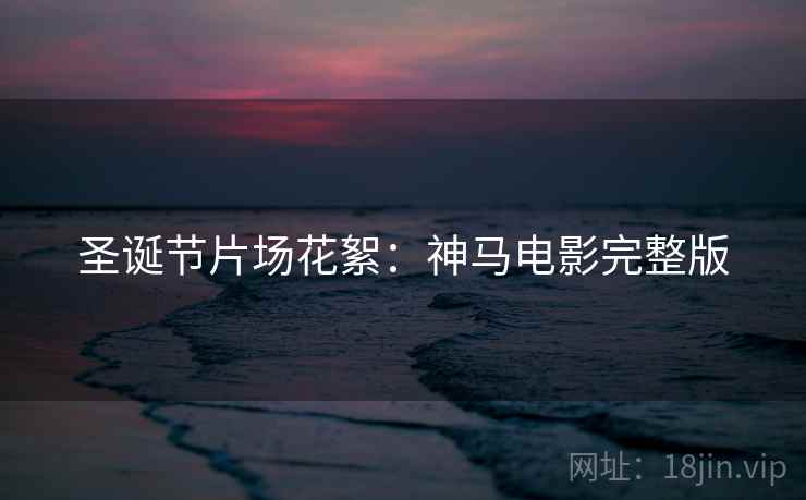 圣诞节片场花絮：神马电影完整版